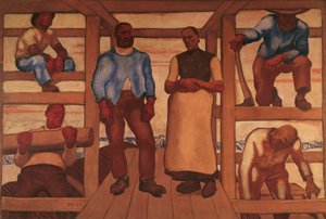 De levende af Albin Egger Lienz