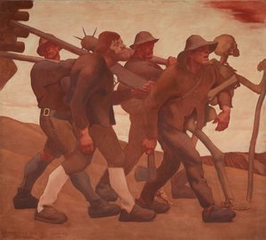 Dødedansen fra Anno Nine af Albin Egger Lienz