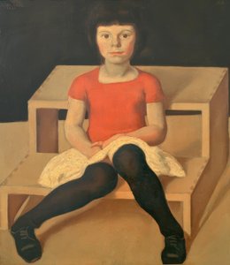 Ila, kunstnerens yngre datter af Albin Egger Lienz