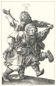 Bondepar danser af Albrecht (after) Durer or Duerer