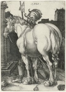Den store hest af Albrecht (after) Durer or Duerer