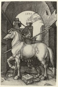 Den lille hest af Albrecht (after) Durer or Duerer