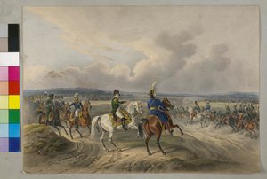 1812 Napoleon I ved Duena af Albrecht Adam