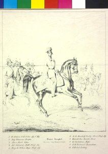 Kejser af Østrig Franz Joseph I af Albrecht Adam