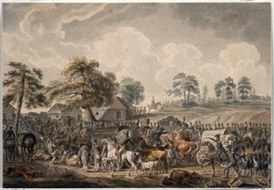 La Grande Armee krydsede Daugava-floden (eller Western Dvina) den 24. juli 1812 (Den franske hær krydsede Daugava-floden den 24. juli