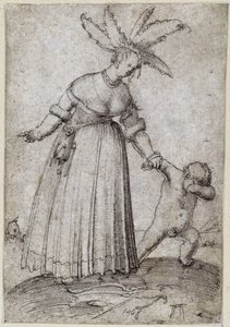 Altdorfer, Albrecht - Venus og Amor af Albrecht Altdorfer