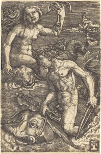 Arion og Nereide af Albrecht Altdorfer