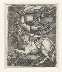 Centaur bærer en gryde med ild af Albrecht Altdorfer