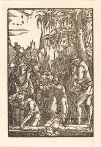 Kristus naglet til korset af Albrecht Altdorfer