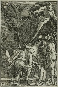 Kristus i Limbo, fra Menneskets fald og forløsning af Albrecht Altdorfer