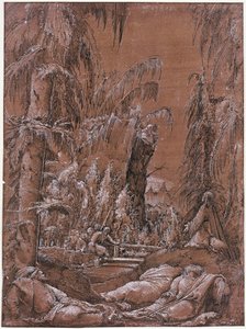 Kristus på Oliebjerget af Albrecht Altdorfer