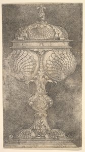 Overdækket bæger med skaller.n.d. af Albrecht Altdorfer