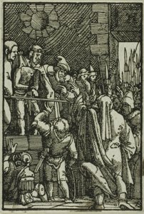 Ecce Homo, fra Menneskets fald og forløsning af Albrecht Altdorfer