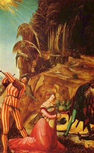 Halshugning af Sankt Katharina af Albrecht Altdorfer