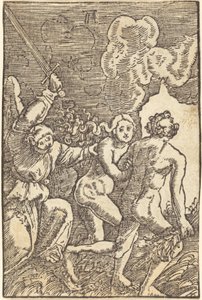 Udvisning fra paradis af Albrecht Altdorfer
