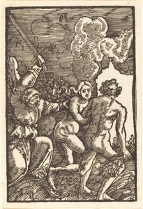 Udvisning fra paradis af Albrecht Altdorfer
