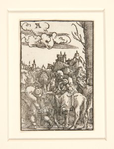 Flugt ind i Egypten, fra menneskets fald og forløsning af Albrecht Altdorfer