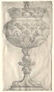 Pokal med Lillies of the Valley. af Albrecht Altdorfer