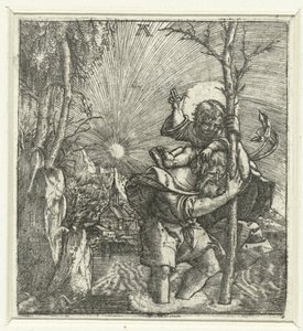 Sankt Christopher af Albrecht Altdorfer