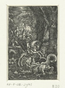 Holy Joris dræber dragen af Albrecht Altdorfer