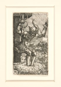 Horace Cocles springer ind i Tiberen af Albrecht Altdorfer
