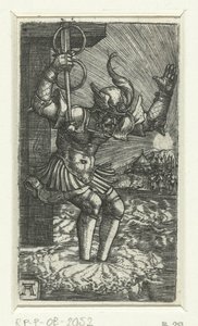 Horatius Cocles springer ind i Tiberen af Albrecht Altdorfer