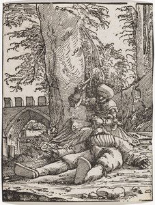 Jael dræber Sisera, ca. 1523. af Albrecht Altdorfer