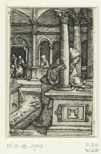 Mary leder efter sin søn i synagogen af Albrecht Altdorfer