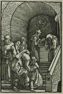 Præsentation af Jomfruen, fra Menneskets Fald og Forløsning af Albrecht Altdorfer