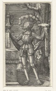 Ridder med vin og brød af Albrecht Altdorfer
