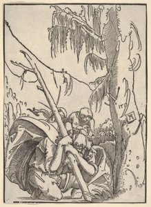 Sankt Kristoffer bærer det lille Jesusbarn af Albrecht Altdorfer