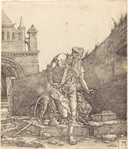 Sankt Hieronymus i en gårdhave af Albrecht Altdorfer