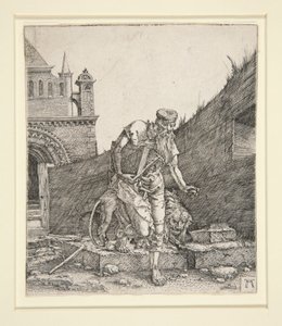 Sankt Hieronymus ved en mur af Albrecht Altdorfer