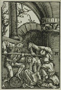 Kronen med torne, fra Menneskets Fald og Forløsning af Albrecht Altdorfer