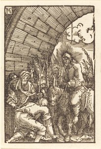 Indtoget i Jerusalem af Albrecht Altdorfer