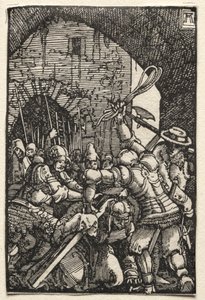 Menneskets fald og forløsning: Kristus der bærer korset af Albrecht Altdorfer