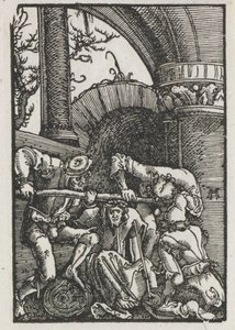 Menneskets fald og forløsning: Kristus kronet med torne, ca. 1515. af Albrecht Altdorfer