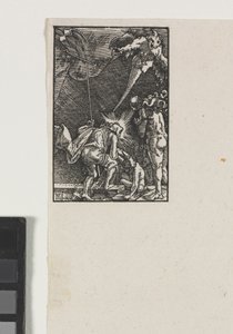 Menneskets fald og forløsning: Kristus falder ned i helvede, ca. 1515. af Albrecht Altdorfer