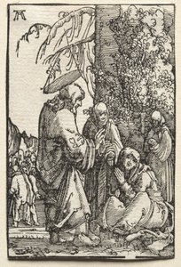 Menneskets fald og forløsning: Kristus tager afsked med sin mor før lidenskaben, ca. 1515. af Albrecht Altdorfer