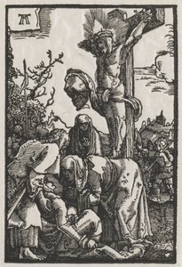 Menneskets fald og forløsning: Kristus på korset af Albrecht Altdorfer