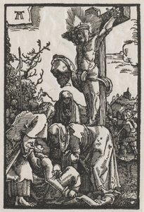 Menneskets fald og forløsning: Kristus på korset, ca. 1515. af Albrecht Altdorfer