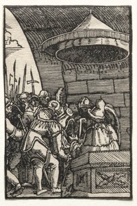 Menneskets fald og forløsning: Pilatus vasker sine hænder, ca. 1515. af Albrecht Altdorfer