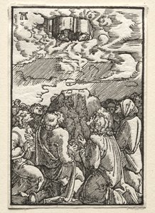 Menneskets fald og forløsning: Himmelfarten, ca. 1515. af Albrecht Altdorfer