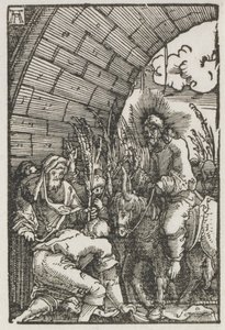 Menneskets fald og forløsning: Indtoget i Jerusalem, ca. 1515. af Albrecht Altdorfer