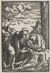 Menneskets fald og forløsning: Klagesangen under korset af Albrecht Altdorfer