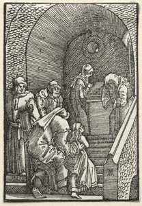 Menneskets fald og forløsning: Præsentationen af jomfruen i templet af Albrecht Altdorfer