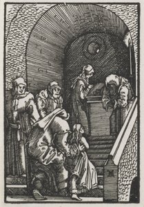 Menneskets fald og forløsning: Præsentationen af jomfruen i templet af Albrecht Altdorfer
