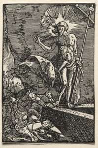 Menneskets fald og forløsning: Opstandelsen, ca. 1515. af Albrecht Altdorfer