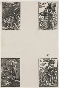 Menneskets fald og forløsning, ca. 1515. af Albrecht Altdorfer