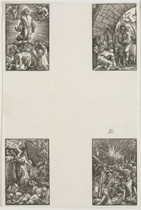 Menneskets fald og forløsning, ca. 1515. af Albrecht Altdorfer